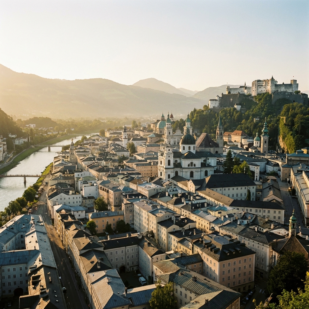 Salzburg im Abendlicht